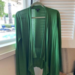 Talbots cardigan lightweight beautiful green perfect for holiday parties